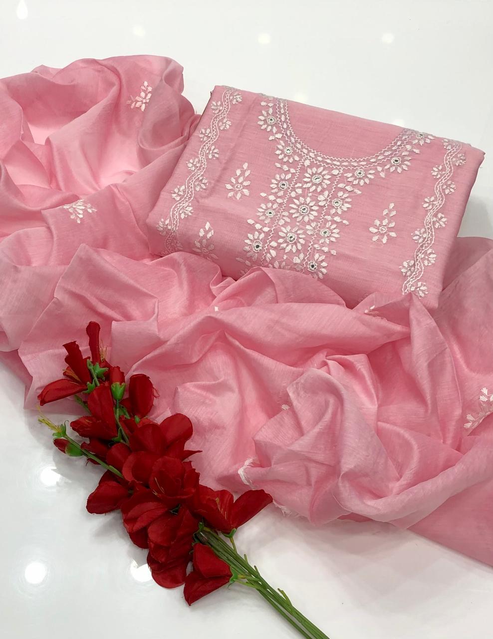 Cotton embroidery suits (1)